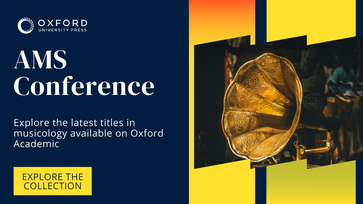 Read sample resources from Grove Music and Oxford Handbooks Online from our American Musicological Society conference hub. 

Explore more, and save 40% on key titles now: oxford.ly/4ek0j1T