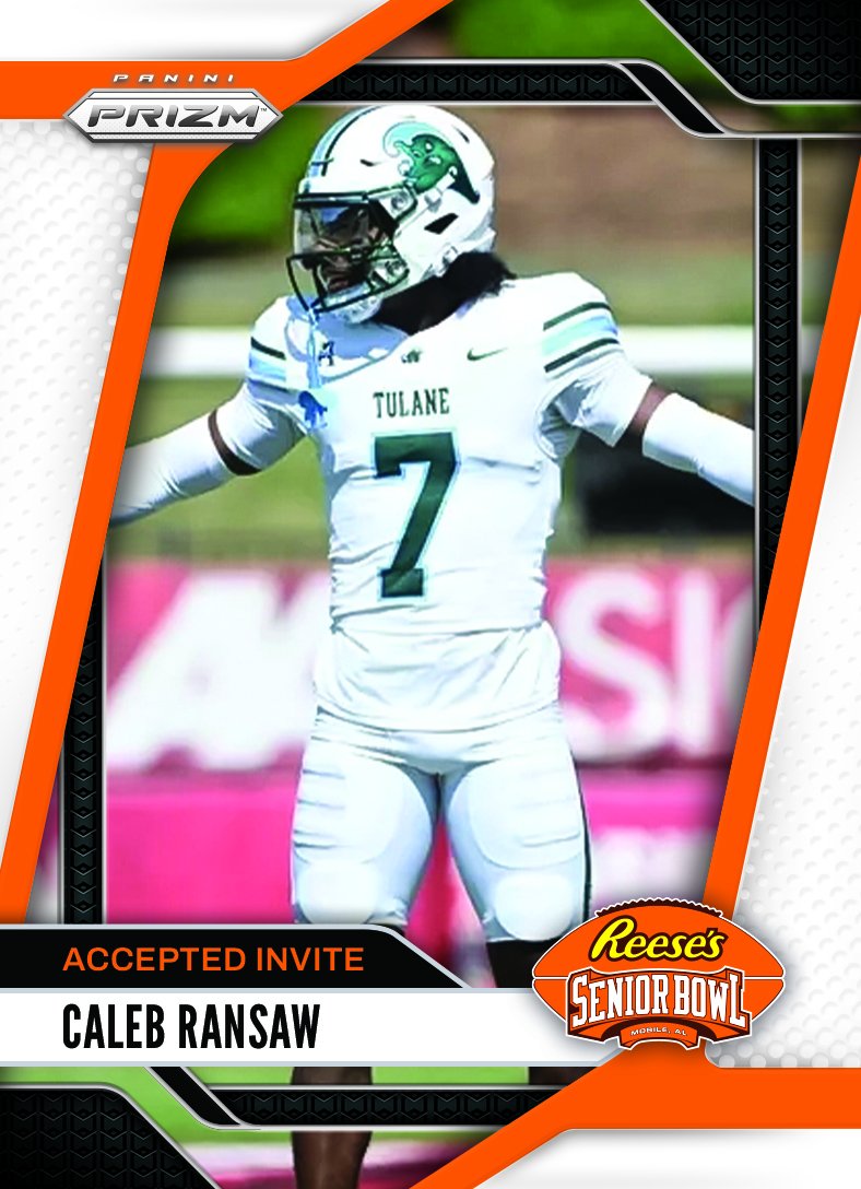 Reese's Senior Bowl (@seniorbowl) on Twitter photo It’s OFFICIAL! DB Caleb Ransaw <a href="/CalebRansaw7/">CSaw</a> from <a href="/GreenWaveFB/">Tulane Football</a> accepted his invite to the 2025 Reese's Senior Bowl!!! #UptownFootball 🌊 #BestOfTheBest #TheDraftStartsInMOBILE™️
@JimNagy_SB <a href="/PaniniAmerica/">Panini America</a> #RatedRookie It’s OFFICIAL! DB Caleb Ransaw <a href="/CalebRansaw7/">CSaw</a> from <a href="/GreenWaveFB/">Tulane Football</a> accepted his invite to the 2025 Reese's Senior Bowl!!! #UptownFootball 🌊 #BestOfTheBest #TheDraftStartsInMOBILE™️
@JimNagy_SB <a href="/PaniniAmerica/">Panini America</a> #RatedRookie