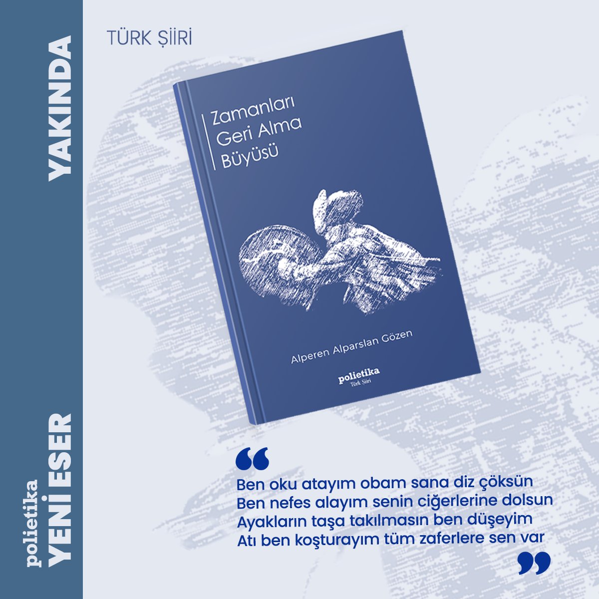 Alperen Alparslan Gözen nerede? Diye soranlara güzel bir haberimiz var:

Alperen Alparslan Gözen, "Zamanları Geri Alma Büyüsü"yle yakında polietika'da.