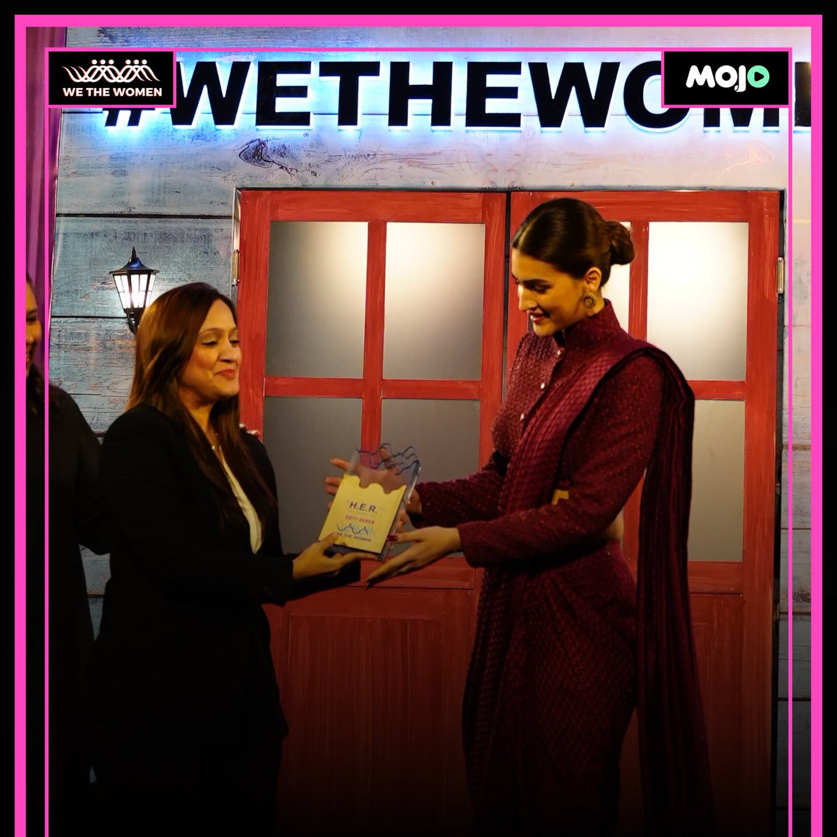 Kriti Sanon takes center stage at We The Women with a compelling and heartfelt message on the critical issue of domestic violence, a theme she poignantly explored in her film Do Patti. Speaking with passion and conviction, Kriti emphasizes how storytelling can do more than just