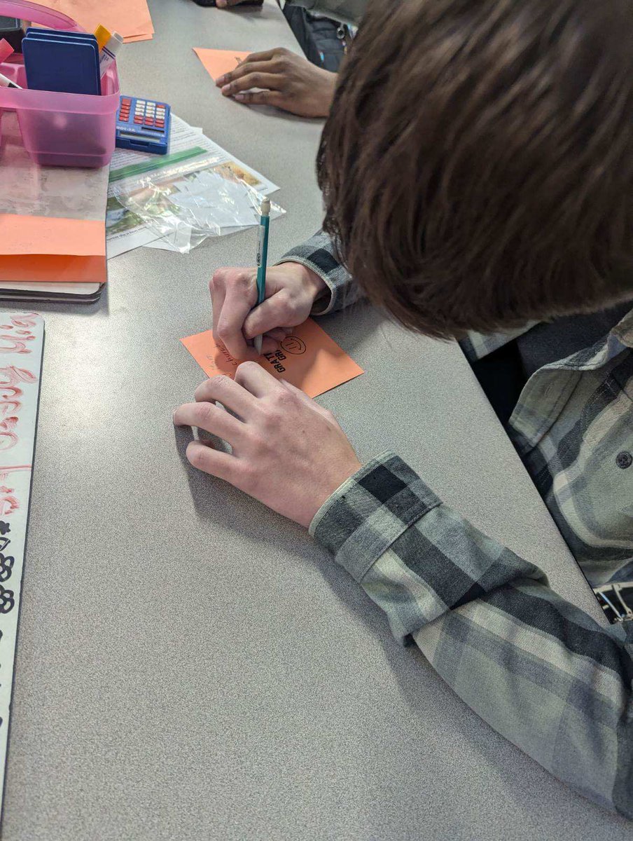 Watching Jostens Renaissance All In episode on Gratitude in Advisory. Finishing the lesson with discussions and continuing our tradition of writing gratitude grams. #gratitude #KnoxvillesBest #magnoliarenregion