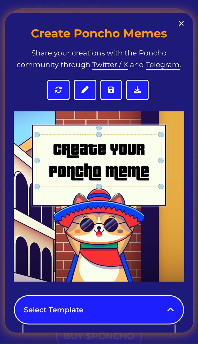 ponchoBASE's tweet photo. Poncho Meme Competition 😺 

Using our brand new meme maker on https://t.co/fZae7UtFGJ created by the amazing @PonchosenOne let’s see the best “Poncho with sign” you got!

🥇 First Place: 500 $PONCHO
🥈 Second Place: 200 $PONCHO
🥉 Third Place: 100 $PONCHO

Bonus: The top 5 memes will be placed in the Meme Of Fame on our website and get a shout out on the official Poncho @x account!

📌 Tweet your meme with #Ponchify to be entered into the contest!

It’s go time 🚀