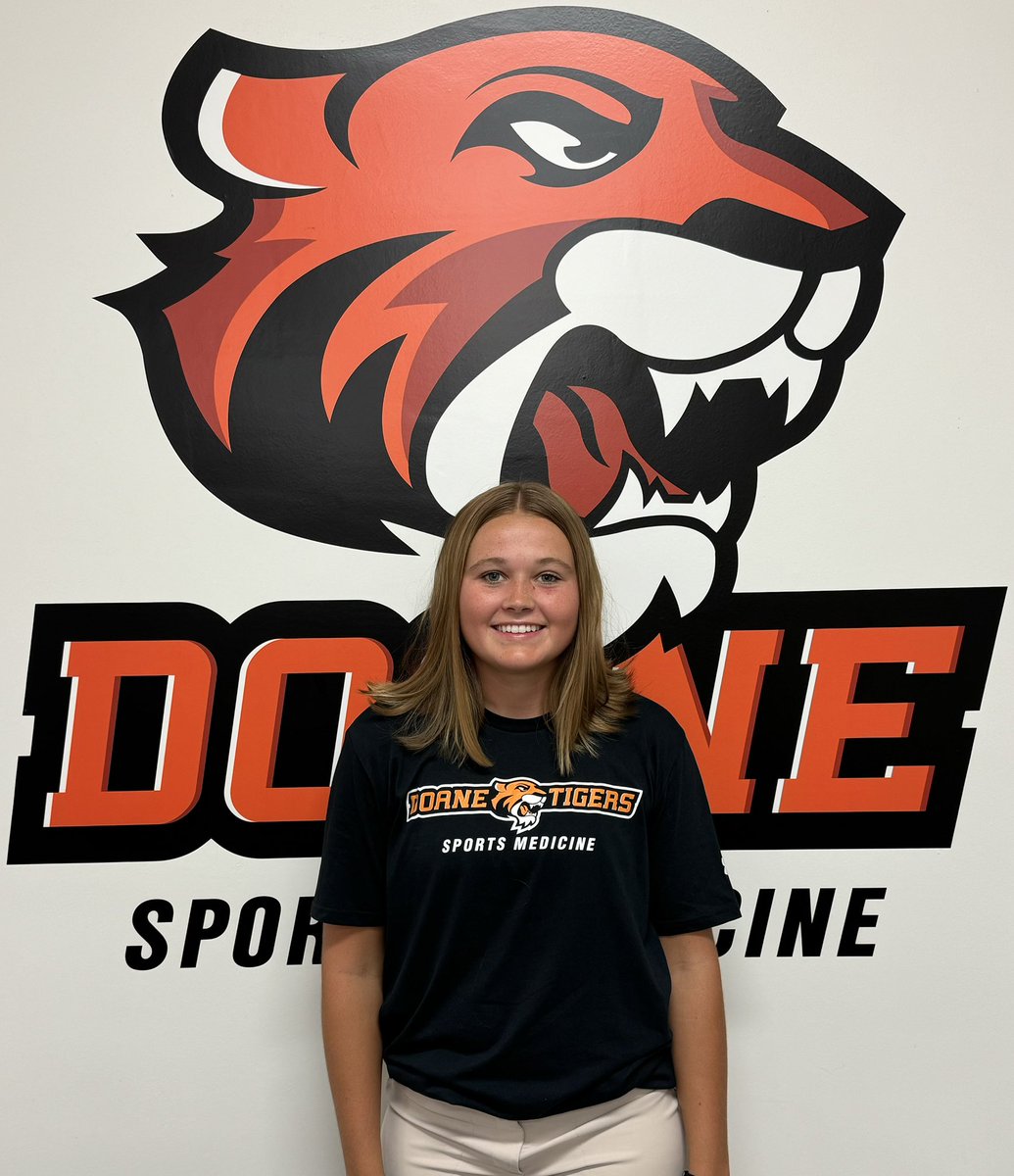 Congratulations to Abby Rehtus (<a href="/abby_rehtus/">Abby Rehtus</a>) for being named the <a href="/DoaneDAT/">Doane Sports Med</a> November Student of the Month! Thank you for all you do for <a href="/DoaneAthletics/">Doane Tigers 🐯</a>!!!