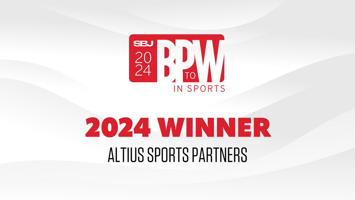 We’re grateful to be named a 2024 Best Place to Work in Sports by <a href="/SBJ/">Sports Business Journal</a> for the second year in a row! A huge thank you to our team for their dedication and to our clients for their trust and partnership. Read more: bit.ly/3CAsjB2