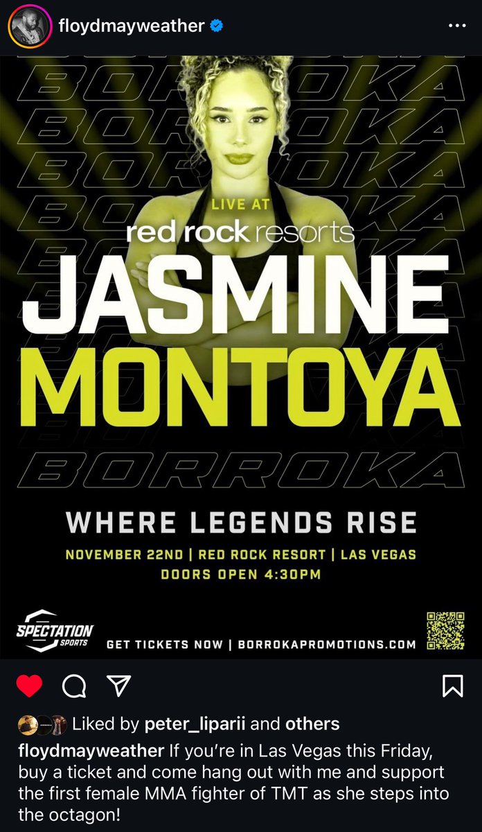 AFeldmanMMA (@afeldmma) on Twitter photo Borroka Promotions kicks off its inaugural event tonight in Las Vegas, showcasing some of MMA’s most promising prospects.
👀 Mitch McKee: Undefeated 7-0 professional MMA fighter and NCAA All-American wrestler.
🤼♀️ Forrest Molinari: World Championships bronze medalist making her Borroka Promotions kicks off its inaugural event tonight in Las Vegas, showcasing some of MMA’s most promising prospects.
👀 Mitch McKee: Undefeated 7-0 professional MMA fighter and NCAA All-American wrestler.
🤼♀️ Forrest Molinari: World Championships bronze medalist making her