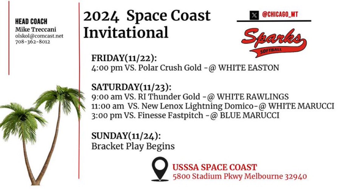 Grace Torgerson (@gracetorg0817) on Twitter photo Come watch my team play this weekend for our last fall tournament!☀️<a href="/jpryorKeiserSB/">John Pryor</a> <a href="/FloridaTechSB/">Florida Tech Softball</a> <a href="/chicago_mt/">Sparks Gold 18u Treccani</a> <a href="/SailfishSB/">PBA Softball</a> Come watch my team play this weekend for our last fall tournament!☀️<a href="/jpryorKeiserSB/">John Pryor</a> <a href="/FloridaTechSB/">Florida Tech Softball</a> <a href="/chicago_mt/">Sparks Gold 18u Treccani</a> <a href="/SailfishSB/">PBA Softball</a>