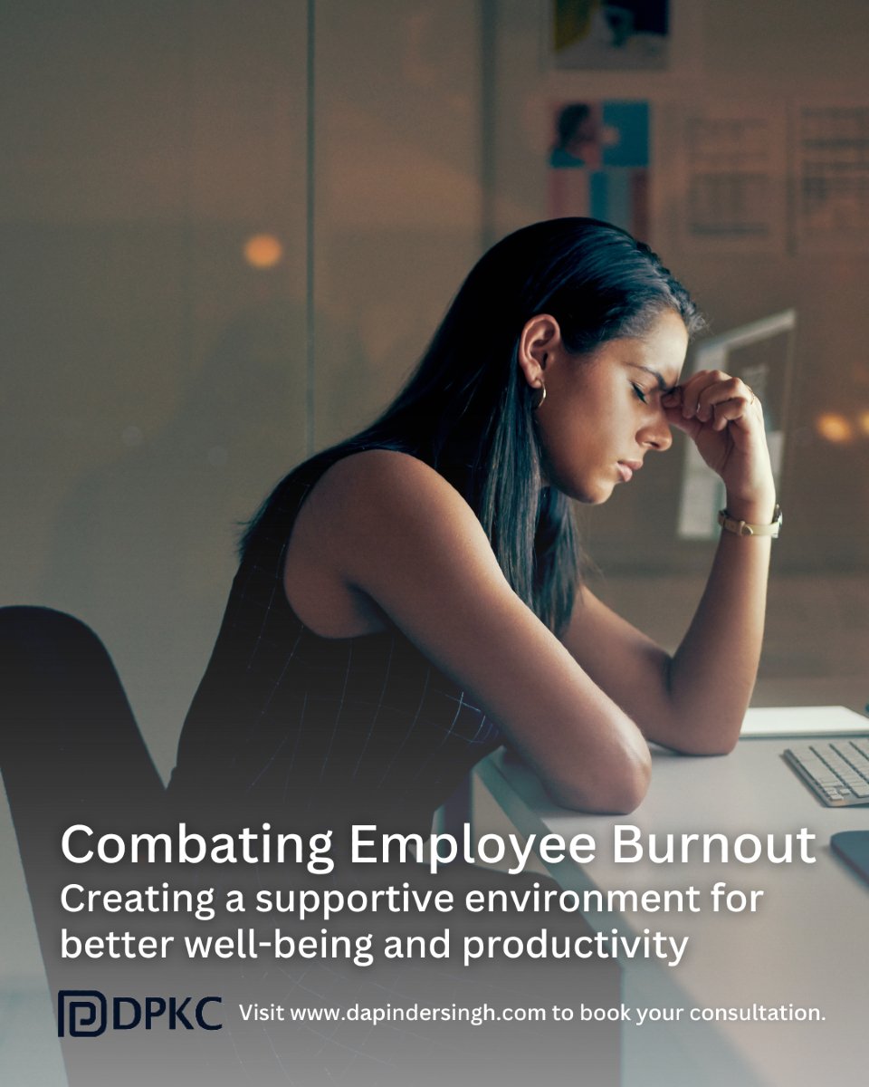 dpsinghkc's tweet image. Employee burnout is a growing challenge in today’s fast-paced business environment.  
Schedule regular 1-2-1 meetings to check in, fostering open discussions about their needs.
#marketingefficiency #businessgrowth #businessstrategist #businesselevation #legaladvisor