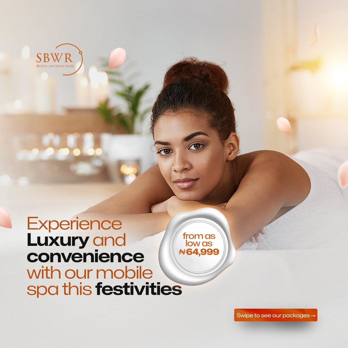 meetSBWR's tweet photo. Santa came early. Our mobile spa packages are here at discounted rates.

You deserved to be pampered from the comfort of your home 
And guess what ? We have complimentary gifts!! Tada 🎉
Anticipate the other packages as there’s four (4) more in store. Send a DM to book.🤍 https://t.co/sBhd8IrX7V