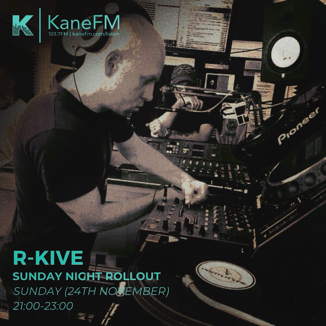 Really excited to be back on <a href="/KaneFM/">Kane FM</a> from this Sunday 24th Nov with my monthly ‘Sunday Night Rollout’ 9pm to 11pm GMT. 

Will be my usual blend of fresh new Jungle/D&amp;B &amp; Old Skool and taking the Old Skool back to 92 for last part of the show for this one.

kanefm.com/listen