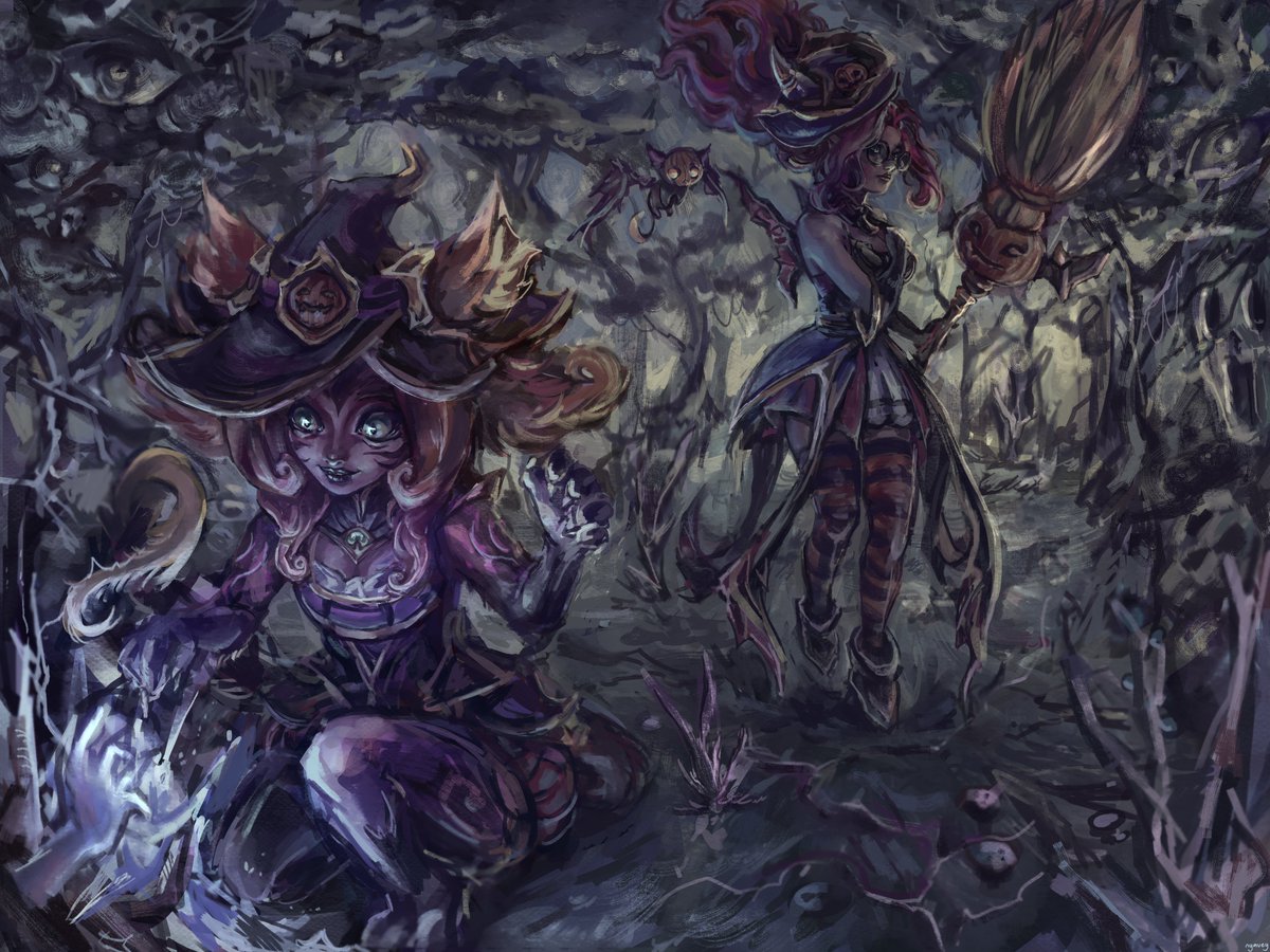 bewitching neeko &amp; janna c♡mm 👻