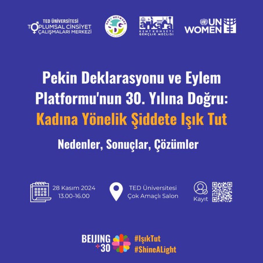 sdg5network's tweet photo. Ankara’daki meslektaşlarımızı ve öğrencilerimizi ağırlamaktan mutluluk duyarız🧡 #25Kasım #VAW 

28 Kasım 2024 tarihinde .@GenderstudiesT .@unwomenturkiye .#AnkaraKentKonseyiGençlikMeclisi ile #IşıkTut diyoruz🧡💜

Kayıt formuna ulaşmak için tıklayınız:
https://t.co/fop0PBuVcO https://t.co/GGtuzDug1K