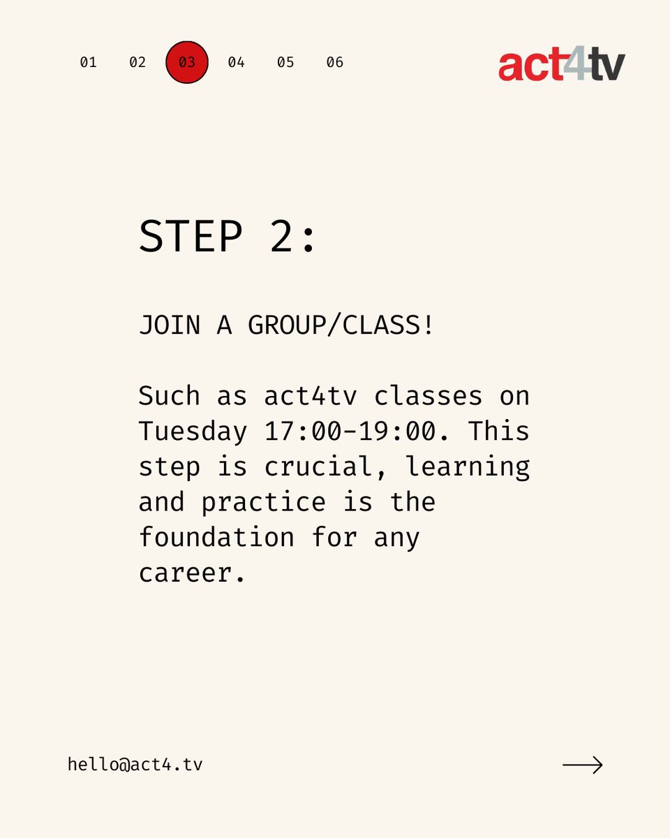 act4tv's tweet photo. 🎭 Simple steps to get started as a young actor…
Block 4 is available to book until the day before so please do get in touch! 💡
📩 hello@act4.tv
#act4tv #startacting #actingclasses https://t.co/ZWtWUdr5lz