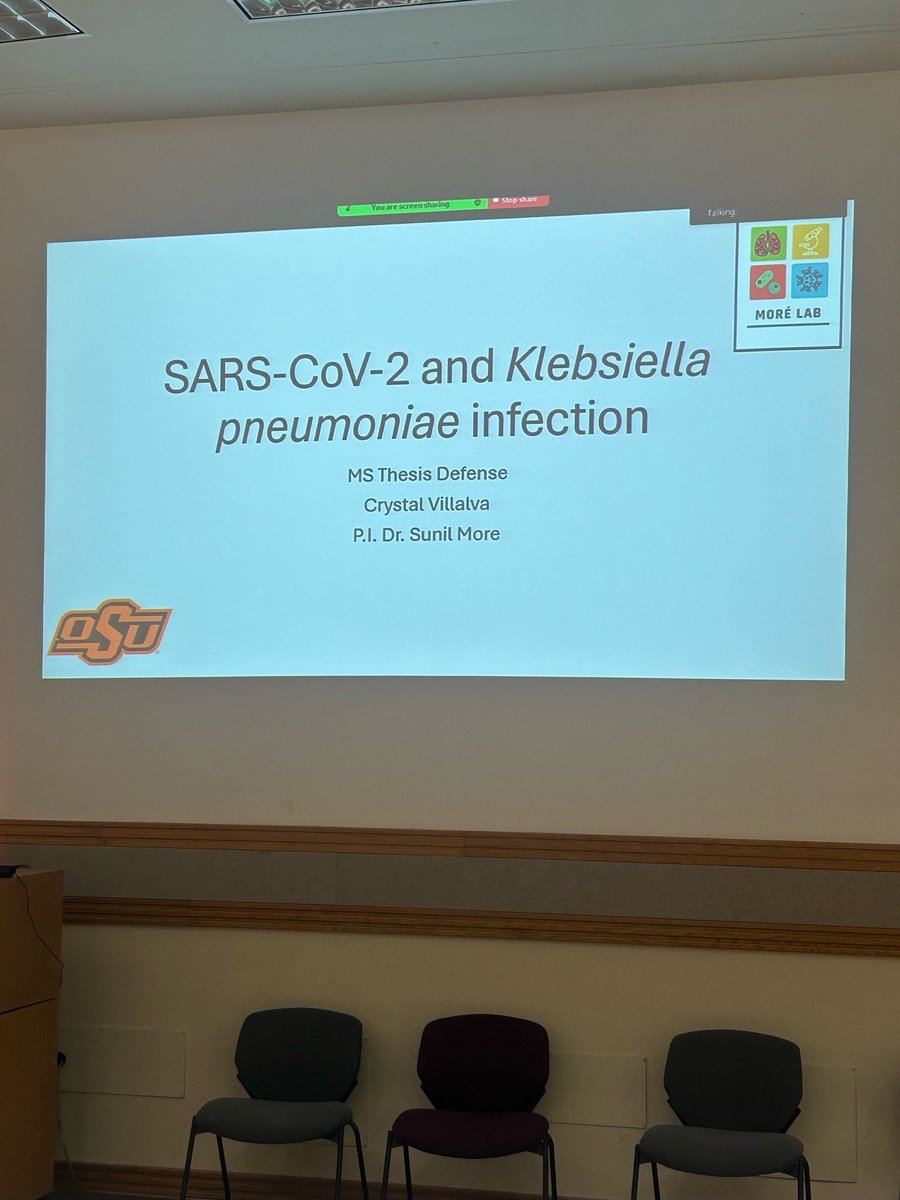 We would like to congratulate former G-RISE Scholar, Crystal Villalva, for successfully defending her Masters!  Well done Crystal! <a href="/okstate/">Oklahoma State Univ.</a> <a href="/okstategc/">OSU Graduate College</a> <a href="/OKStateVetMed/">OKStateVetMed</a>