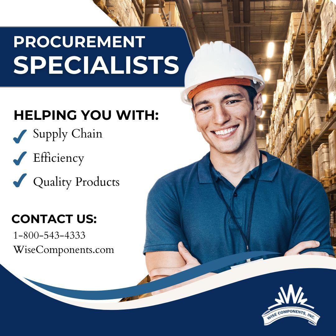 WiseComponents's tweet image. For precision and perfection in procurement, choose Wise Components! We don&apos;t just provide parts; we provide solutions. 

Call 1-800-543-4333 for excellence in total supply management. ⚙️ 🌟 

#ProcurementExcellence #WiseSolutions #WiseComponents