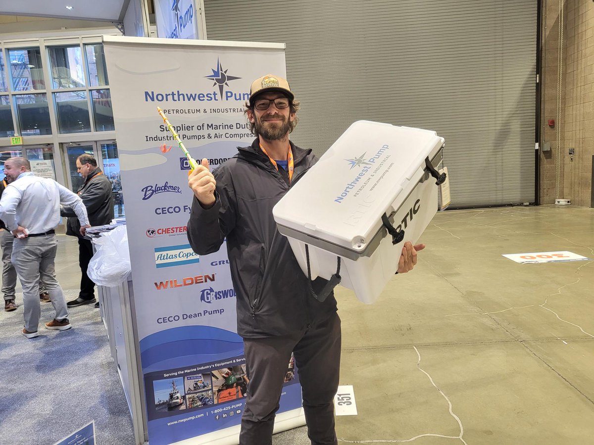 NorthwestPump's tweet image. Congratulations to the winners of our RTIC cooler giveaway! Don&apos;t worry, we still have some great prizes in store for anyone interested in playing our fishing game. 

Visit Booth #351 to chat about your marine equipment needs and join the fun!

#PME2024 #expo #marineindustry