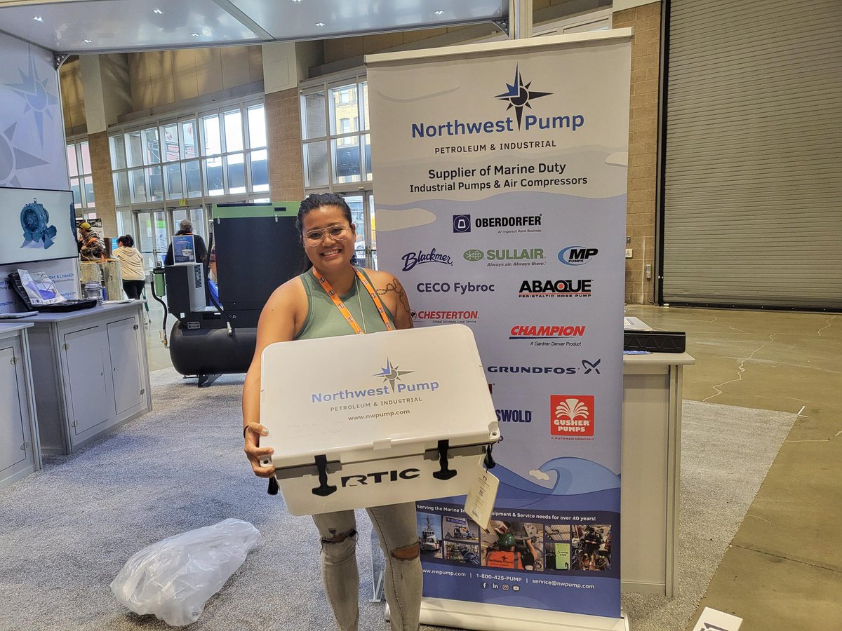 NorthwestPump's tweet image. Congratulations to the winners of our RTIC cooler giveaway! Don&apos;t worry, we still have some great prizes in store for anyone interested in playing our fishing game. 

Visit Booth #351 to chat about your marine equipment needs and join the fun!

#PME2024 #expo #marineindustry