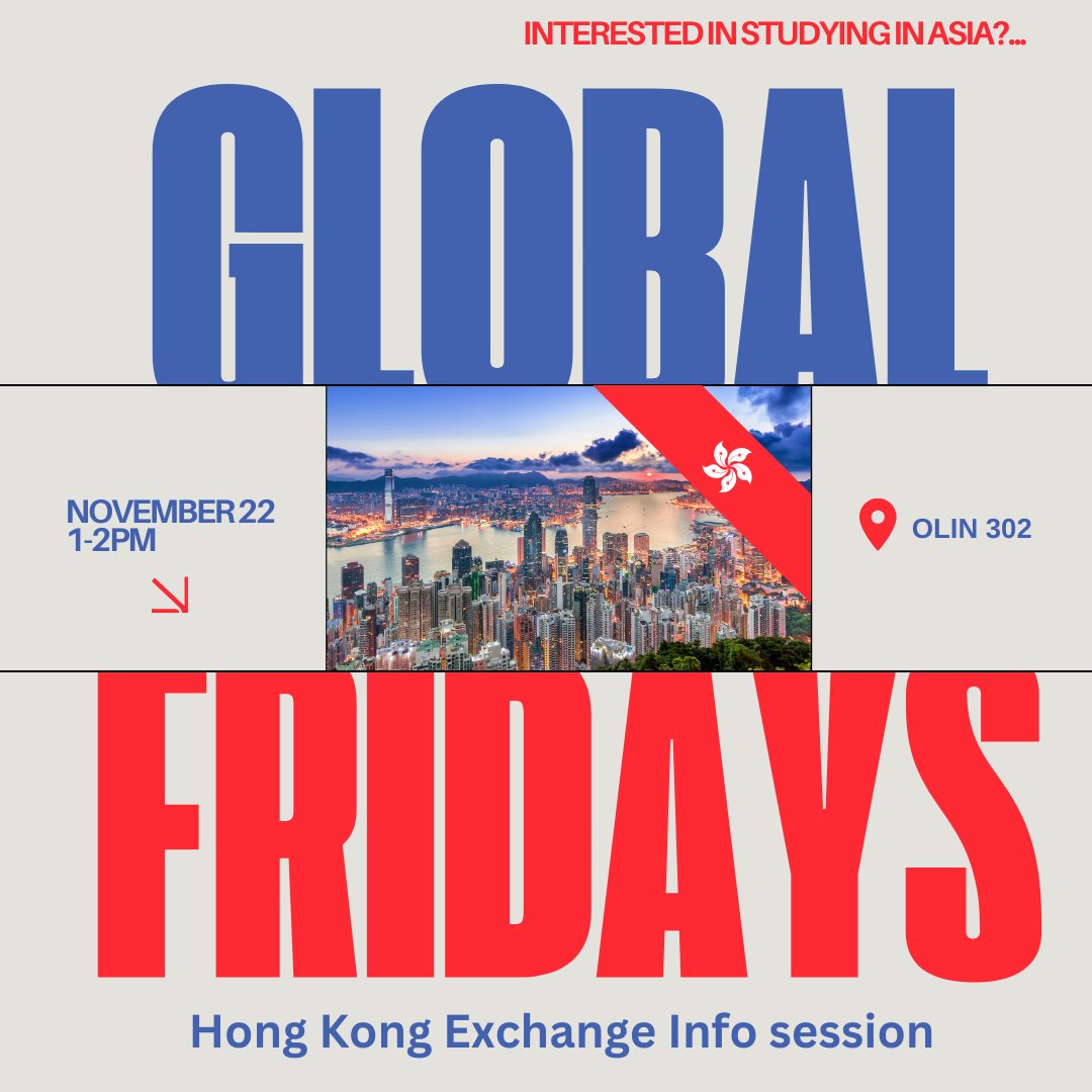 Today!! Hear from Augustana student Cristal Moreno Aguilar on her experience participating in our Lingnan University exchange program in Hong Kong! #core #studyaway 💙