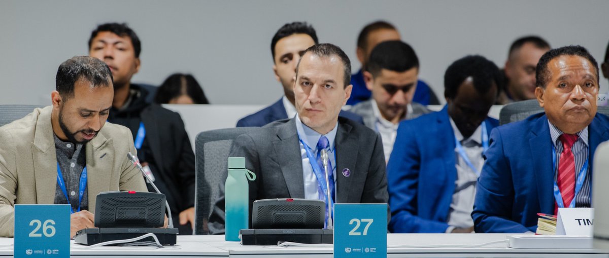 في الجلسات التفاوضية لمؤتمر المناخ #COP29Azerbaijan #COP29 شدد مساعد عقلان <a href="/musaedaklan/">Musaed Aklan</a>، باحث في مركز صنعاء للدراسات <a href="/SanaaCenter/">Sana’a Center</a>، على أهمية التمويلات المناخية لـ #اليمن، وضرورة مراعاة سبل عيش المزارعين والصيادين وأصحاب الحيازات الصغيرة كونهم يمثلون شريحة واسعة من اليمنيين