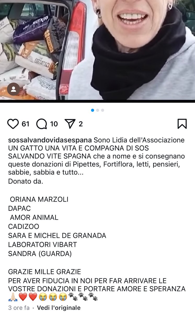 Un’altra bella iniziativa ❤️ #orianamarzoli