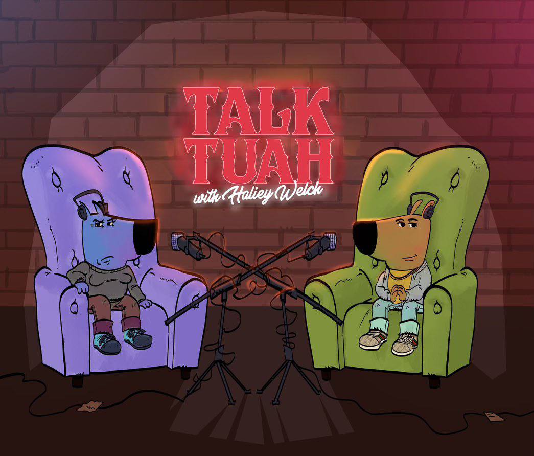 <a href="/_TJRTrades/">TJRTrades</a> Like being able to identify trends/ continuing trends #talktuah @HalieyWelchX is turned into a meme coin and owns 1.5% of supply. You know it's gonna blow up when she spits on that thang.

#TALKTUAHTHEMOON

CA: CkBaj8YCZ6oRs5DN7MLfhPh7LN9Vv8ct77gvzfgYpump

Telegram: