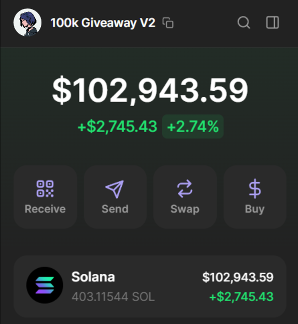 leshka_eth's tweet image. Fuck it

Giving away $100,000 more today between 1,000 followers

Starting this challenge together → Winning together

Drop your $SOL wallet in the comments 👇

Ofc must follow, like and repost to be eligible