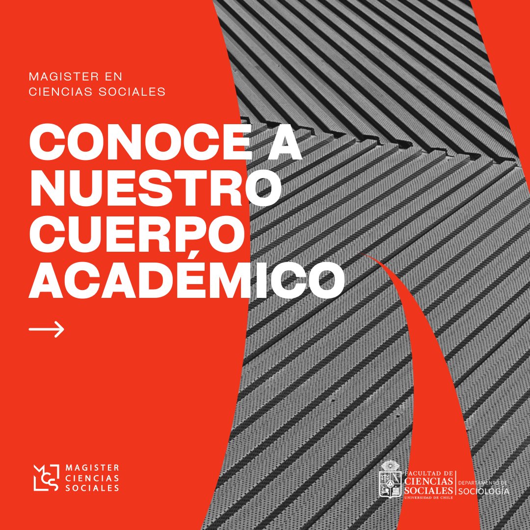 MagSocialesUCH's tweet photo. Conoce a nuestro cuerpo académico
El Magíster en Ciencias Sociales, mención en Sociología de la Modernización, cuenta con académicas y académicos de excelencia que lideran en sus áreas. Hoy destacamos a: https://t.co/KnjD1hdHXc