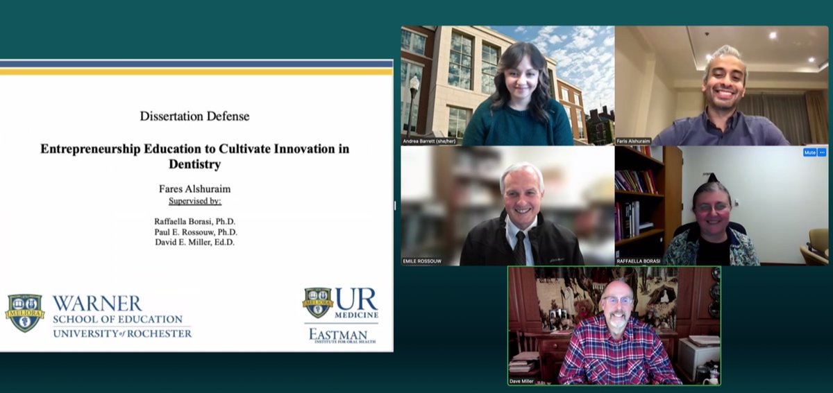 UofR_Warner's tweet photo. 🎉 A huge congratulations to Fares Alshuraim for successfully defending his EdD dissertation this week, completing his doctoral journey in Teaching & Curriculum at #URWarner!
Welcome to the ranks of Dr. Alshuraim! 👏
#Meliora #WarnerPride https://t.co/UPEujicmBB