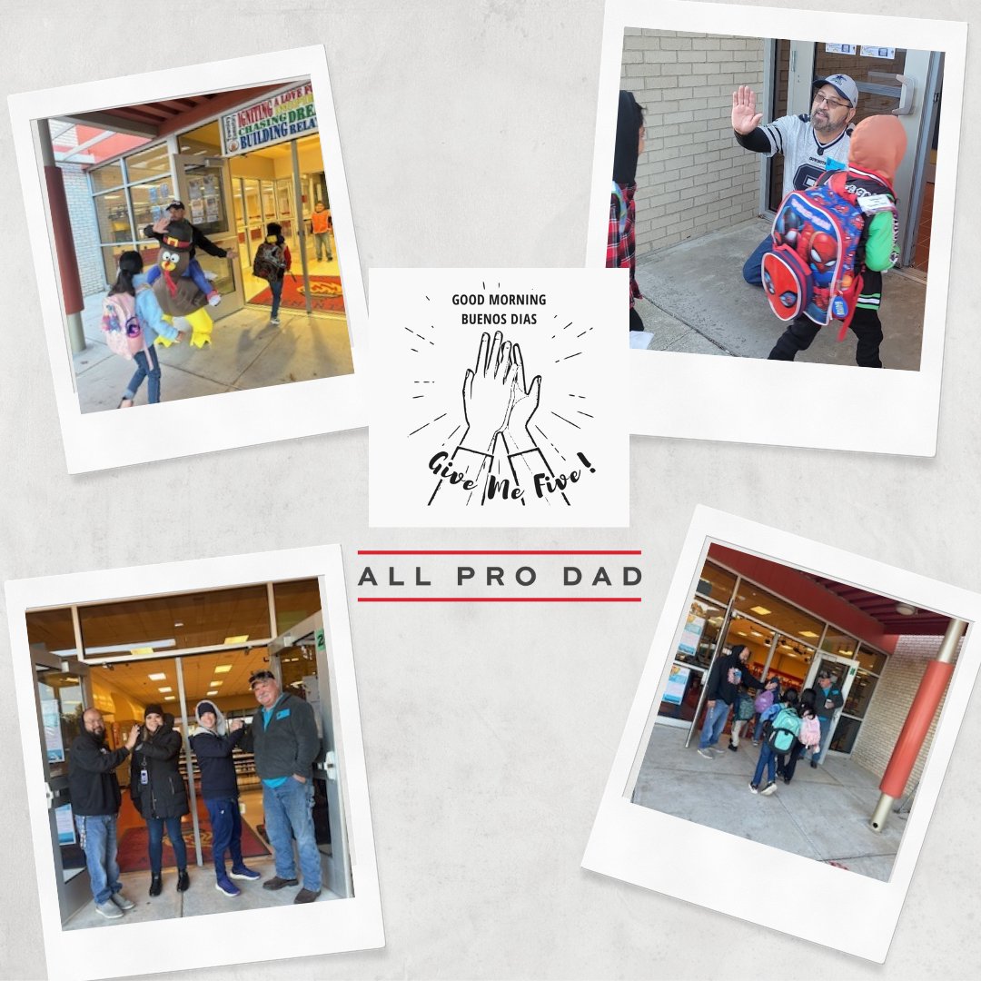 Thank you to our Dads who kicked off our "High Five Fridays"!!! <a href="/townleytorches/">TownleyTorchlighters</a> <a href="/IrvingISD/">Irving ISD</a> <a href="/PFE_IISD/">Parent Education & Community Engagement Irving ISD</a>