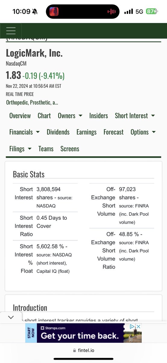 What is going on with $lgmk

Reverse stock split recently but 5000% short interest is nuts