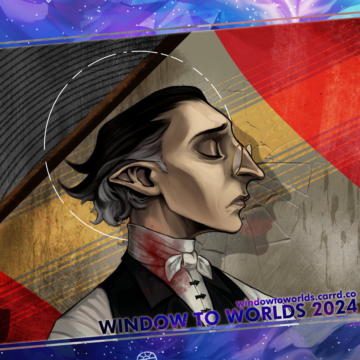 Sneak peak of the piece I did for <a href="/WindowToWorlds/">Window to Worlds zine | 2024 edition out now!</a> latest zine 👀

Featuring my beloved dhampir boy Etienne. I'm very excited for the full zine to release!