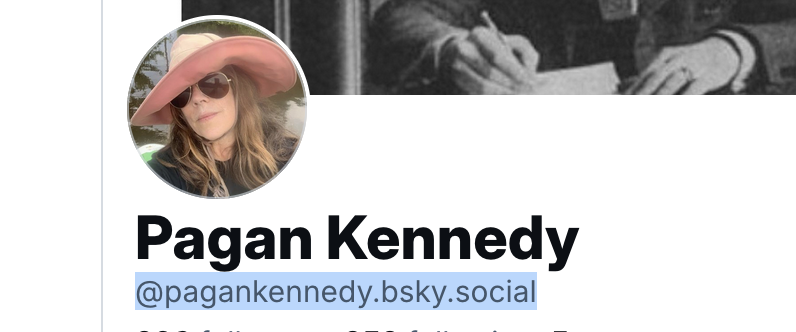 Have flown the coop.  Join me at @pagankennedy.bsky.social