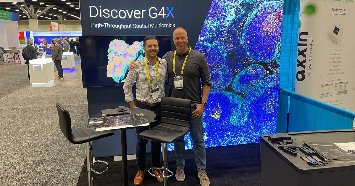 SingularGenomic's tweet image. We had an amazing day at #AMPath24 yesterday! Thank you to everyone who stopped by to chat with us to learn more about our genomic and spatial technologies.

We&apos;re back today, so stop by booth #1126 to meet our team of experts and explore how the G4X can impact your research.