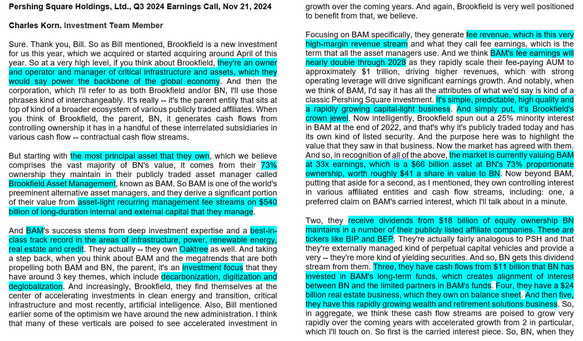 VBATCAPITAL's tweet image. Yesterday was the $PSH earnings call. And we now have a complete view of PSH&apos;s investment in $BN. Nothing new for those who know Brookfield in depth. But it is always interesting to know another possible opinion. 🧐