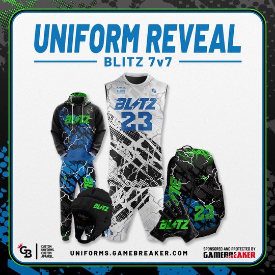 Blitz 7v7 team ALL AGES (@7v7all39872) on Twitter photo <a href="/gamebreakerhg/">GameBreaker</a> ⚡️Uniform Reveal⚡️Geared up, Locked in, and Ready to Dominate the 2025 season. READY⚡️‼️⚡️ #BLITZ #UniformReveal #7v7 #gamebreaker #unis #lockedin #blackoutsaturdays <a href="/gamebreakerhg/">GameBreaker</a> ⚡️Uniform Reveal⚡️Geared up, Locked in, and Ready to Dominate the 2025 season. READY⚡️‼️⚡️ #BLITZ #UniformReveal #7v7 #gamebreaker #unis #lockedin #blackoutsaturdays