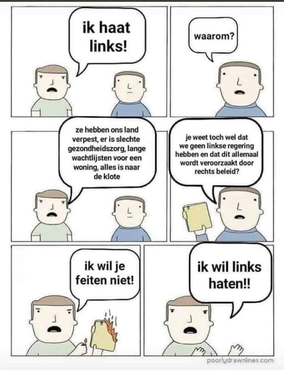 "Alles is de schuld van links."