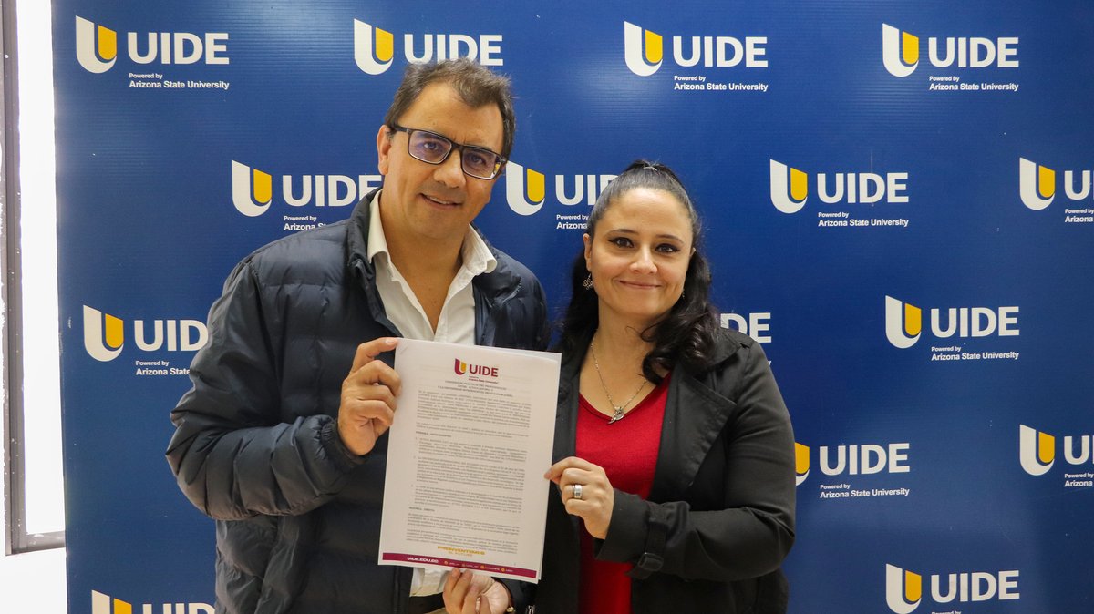 UIDE's tweet photo. Firmamos un convenio ✍️ junto a Activa Reforce para impulsar a nuestros estudiantes de la Escuela de #Comunicación. 🎯

Descubre cómo esta alianza estratégica abre caminos en #marketing y #periodismo deportivo.

👉 https://t.co/wAwkohSdqf

#InnovaciónUIDE #DeporteYComunicación https://t.co/yardIEWc5q