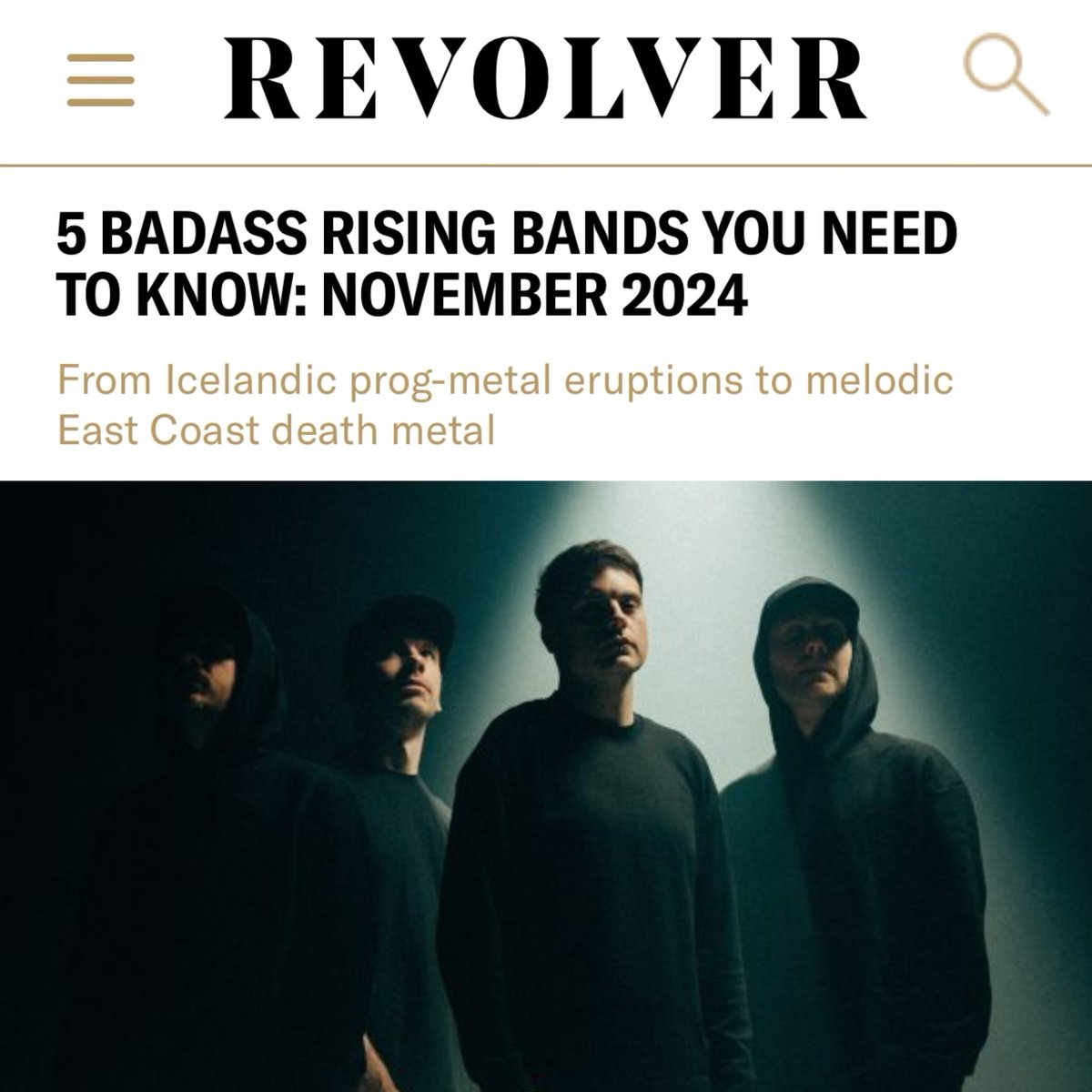 Thanks to <a href="/Revolvermag/">revolvermag</a> for including <a href="/OBEYERband/">OBEYER</a> in this week’s 5 Badass Rising Bands You Need To Know. Read the article at revolvermag.com/feature/5-bada…