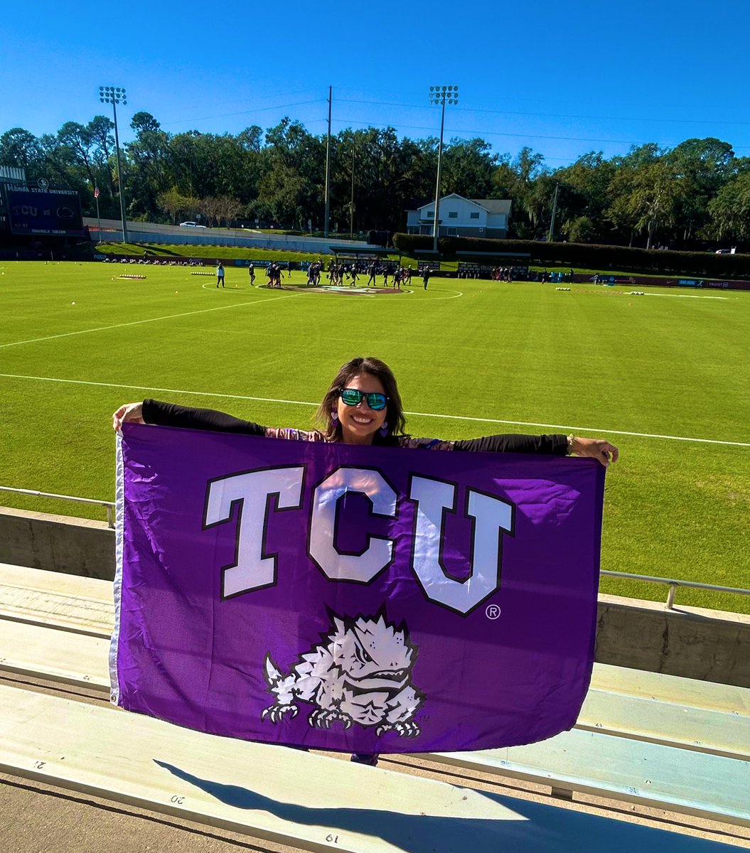 007lancaster's tweet photo. All the way to Tallahassee, Florida to watch some TCU Soccer! GO FROGS!! 💜⚽️ @camlancaster21 #FrogMom #TCU #WeLoveTCU https://t.co/oGUJpQ0AEZ