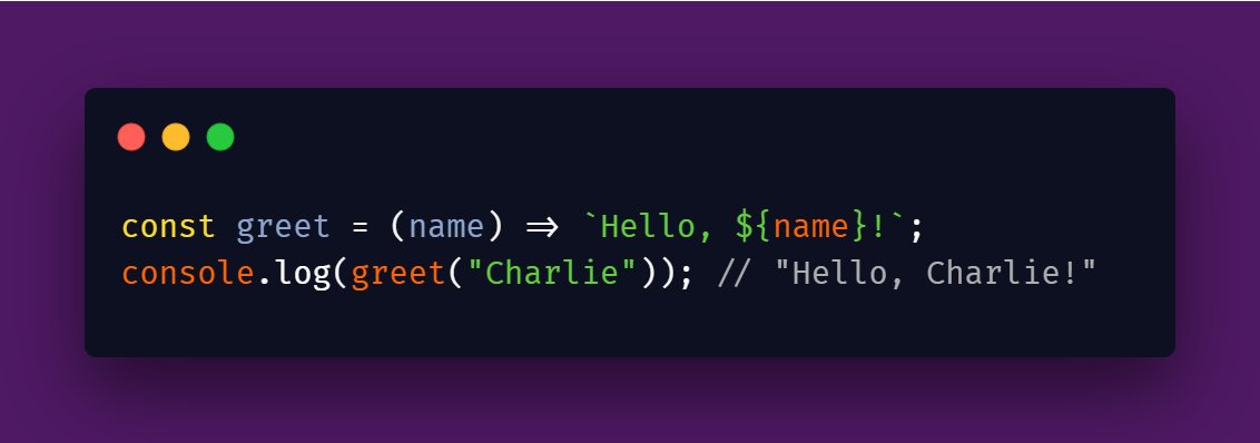 thecoding_co's tweet image. "What is Arrow Functions ?"
Arrow functions are a concise way to write functions introduced in ES6. They inherit the this context of their enclosing scope, making them great for callbacks.
#thecodingco #javascript #jsconcepts #tipsandtricks