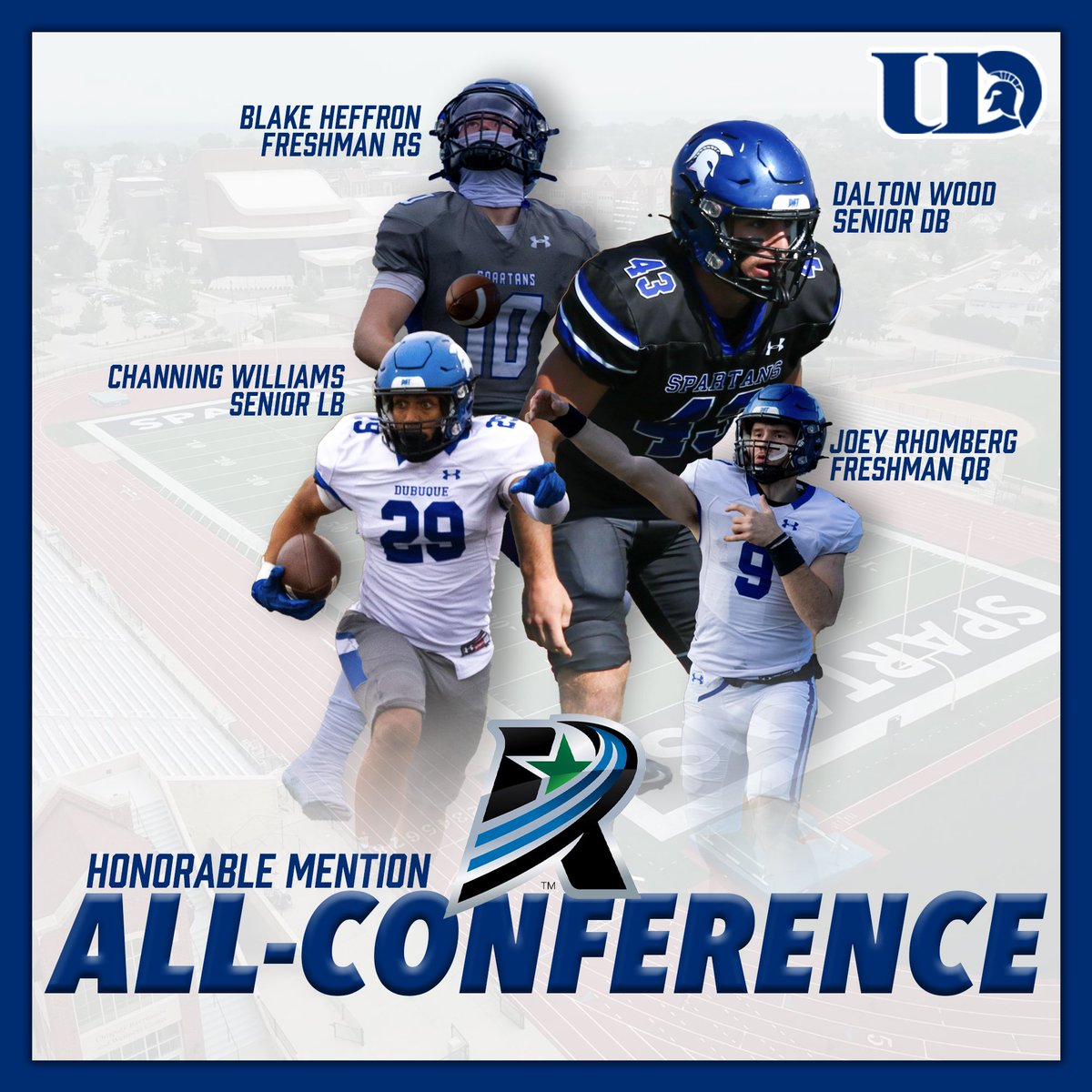 9 Spartans receive post season honors!! 

#DAT // #SHIELD