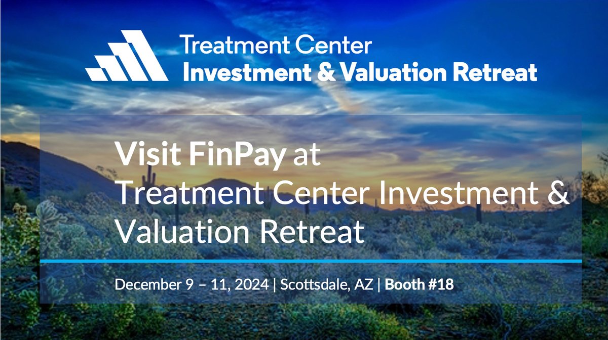 FinPayllc's tweet photo. 📣 Join us at the 10th annual TCIV West Conference from December 9 - 11, 2024, in sunny Scottsdale, Arizona. 🌵 Schedule a meeting with the team to discuss how we can work together for a brighter future: https://t.co/7IeZ3loUey.

#FinPay #24TCIVWest #PatientFinancialManagement https://t.co/REiFvNupCQ