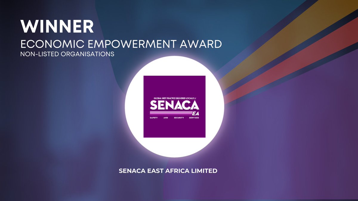 Congrats to <a href="/SenacaEa/">Senaca EA</a>, the winners in the Non-Listed Economic Empowerment Award.

#genderawards
