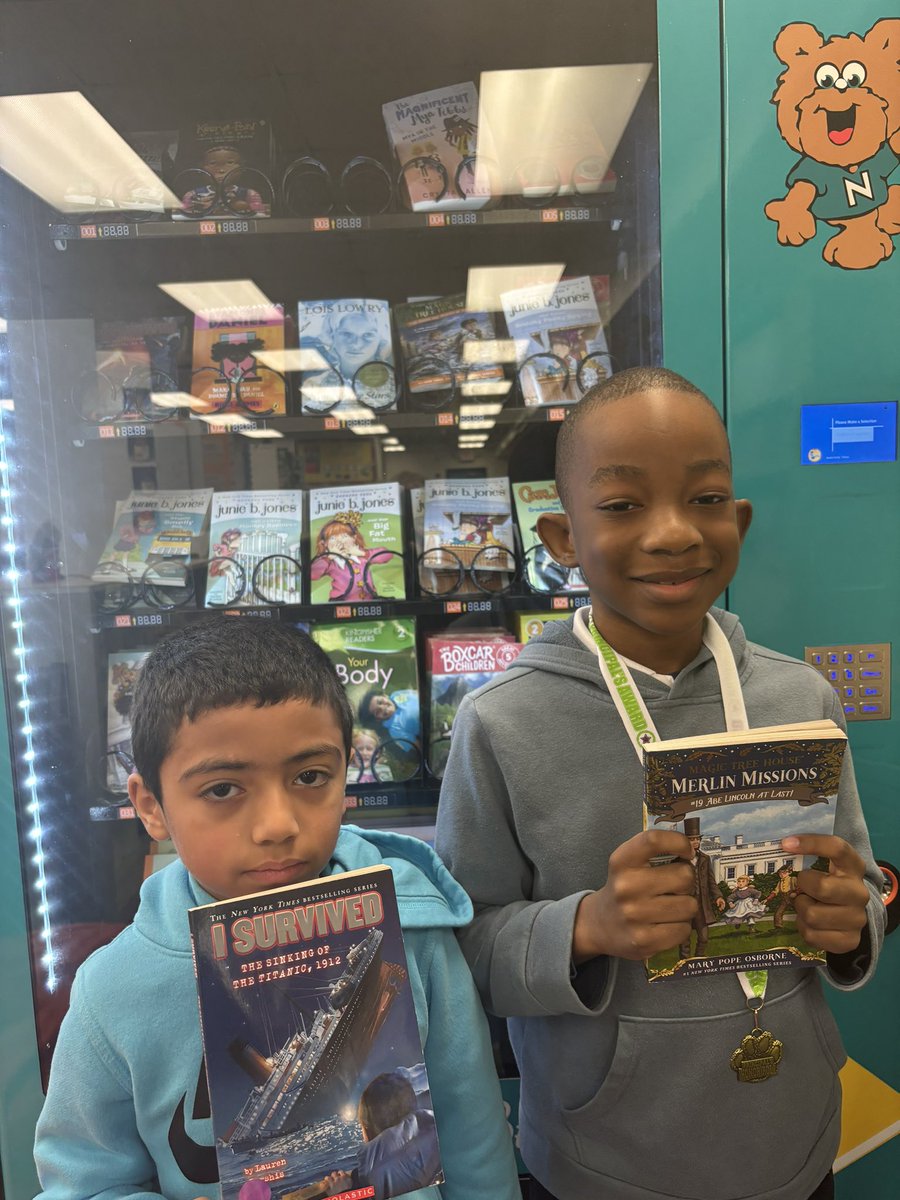 NBEBears's tweet photo. Third grade readers are #Thankful for @MDCPS Independent Reading programs such as #AcceratedReader Dylan and Damian have read over 50K words in the last 9 weeks https://t.co/NbQtWkXhjF