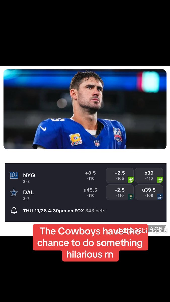 95BirdsPod's tweet image. Danny Dimes revenge game??

#nfl #wedemboyz