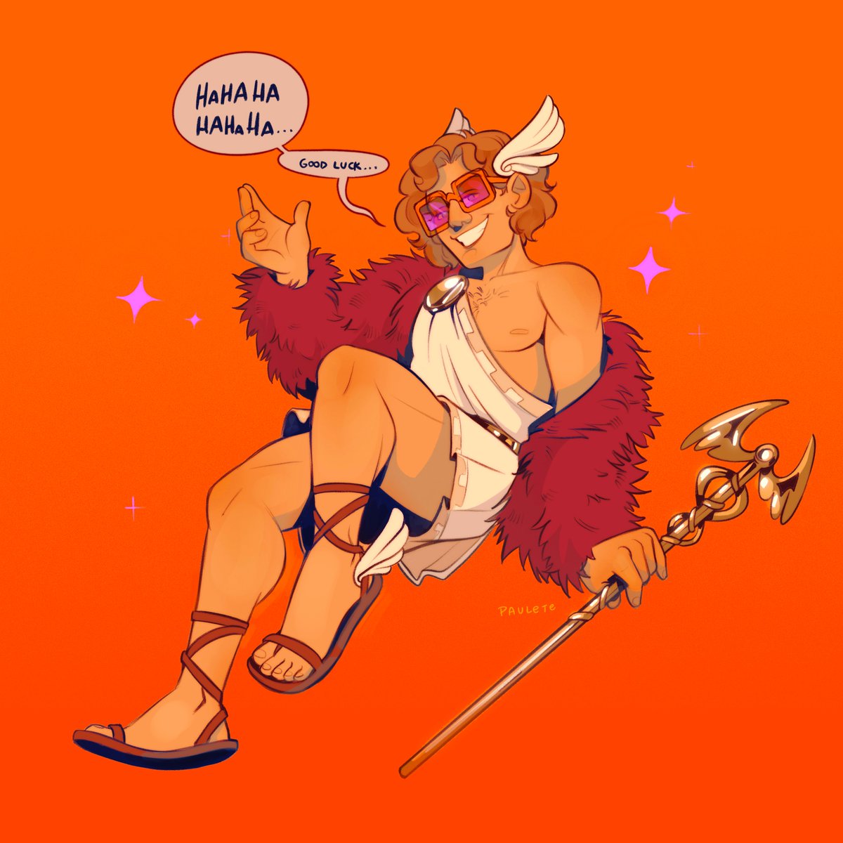 iampmilanez's tweet photo. Hermes from Epic: The Musical #epicthemusical #penelope #art #BRart https://t.co/ieQg3Uyib7