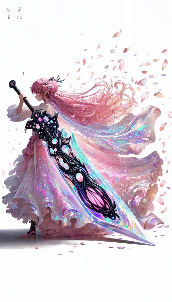animel7316's tweet photo. 【AI姫武器 pearl】
姫武器イラストも再開していきます😊
真珠をモチーフにした輝きが特徴です✨ https://t.co/2IuEK64m3K