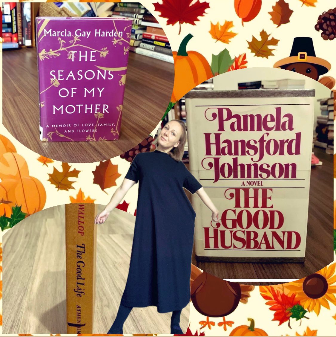 🍁📚 FAMILY THEMED READS for THANKSGIVING🍂  

1️⃣ THE SEASONS OF MY MOTHER by Marcia Gay Harden  
This touching memoir by Oscar-winning actress Marcia Gay Harden intertwines her mother's journey with Alzheimer's and the seasons of their life together. Filled with family stories,