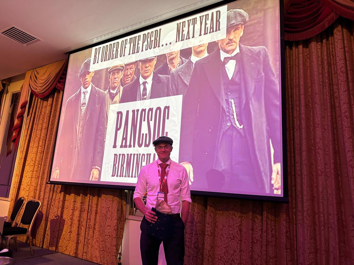 Oonagh (@oonaghgriffinrd) on Twitter photo Handing the baton (and the cap) over to <a href="/UHB_HPB/">Prof Keith Roberts</a>
Congratulations Keith, wishing you all the very best for your term as <a href="/ThePancSocGBI/">The Pancreatic Society of Great Britain & Ireland</a> President Handing the baton (and the cap) over to <a href="/UHB_HPB/">Prof Keith Roberts</a>
Congratulations Keith, wishing you all the very best for your term as <a href="/ThePancSocGBI/">The Pancreatic Society of Great Britain & Ireland</a> President