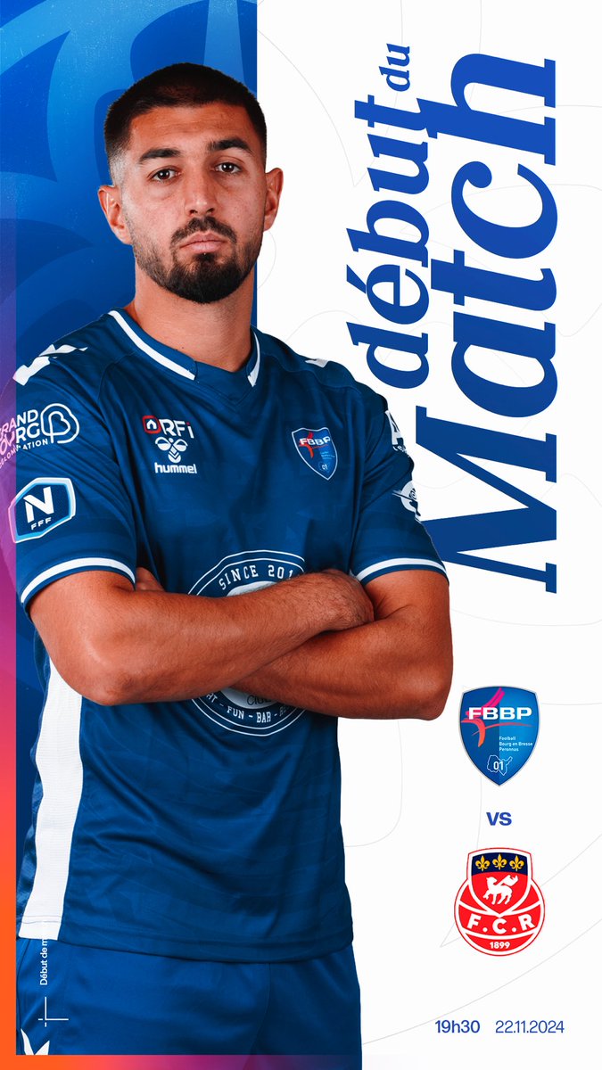 Début de cette 13ème rencontre au Stade Marcel Verchère, présenté par Ab6net parrain de ce match