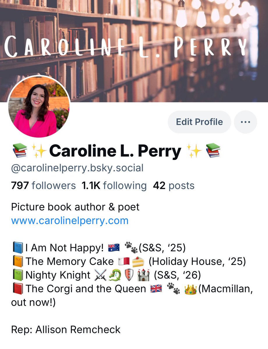 If you’re searching for bluer skies, come and find me (and a lovely, welcoming community) on the other platform! ☀️📕👇

bsky.app/profile/caroli…

#kidlit #picturebooks #author